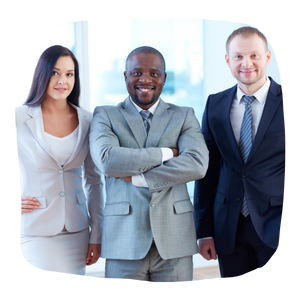 three business partners