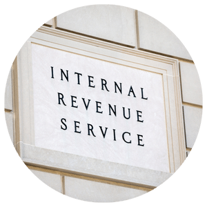 irs building sign outside 