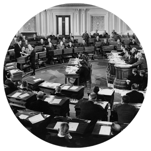 government representatives in session